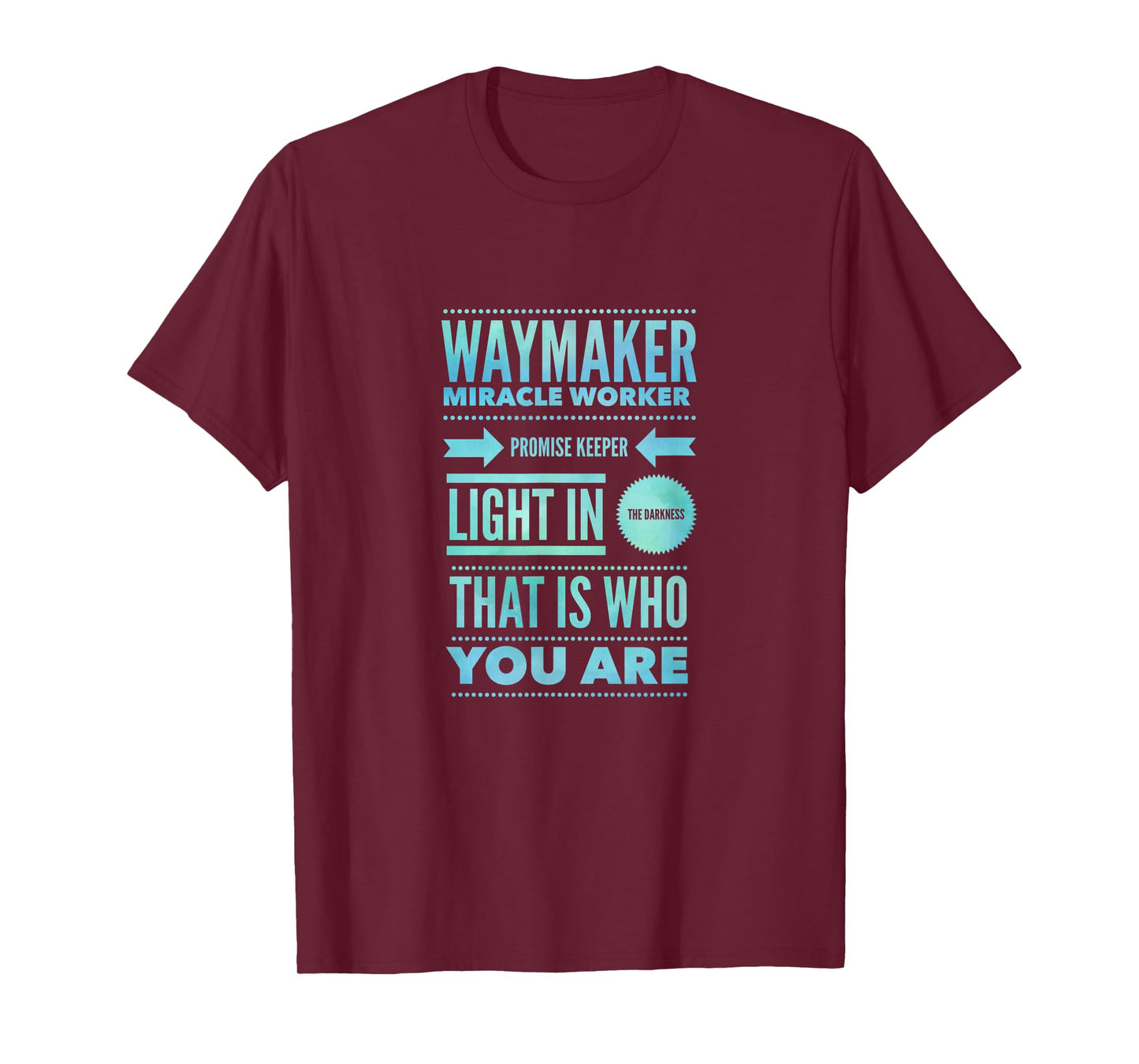 Waymaker Miracle Worker Promise Keeper Jesus Faith Christian T-Shirt