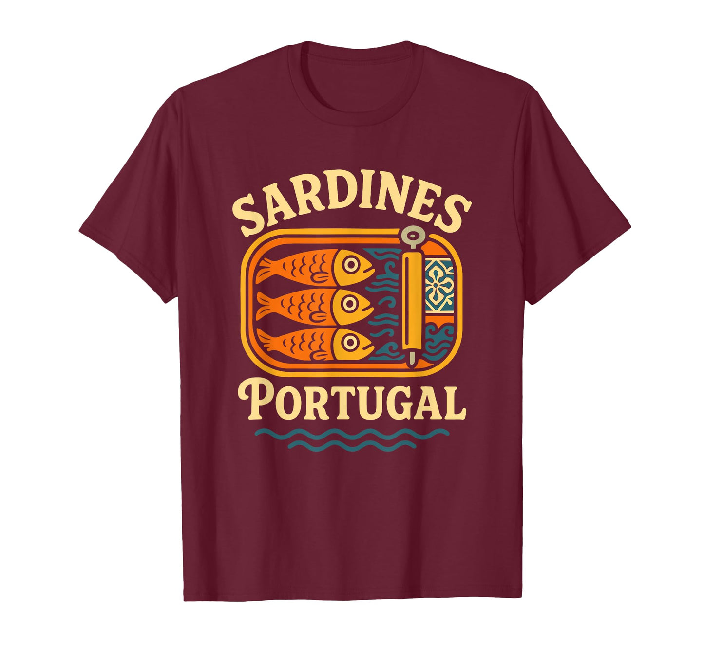 Sardines Tinned Fish Retro Vintage Tin Fish T-Shirt