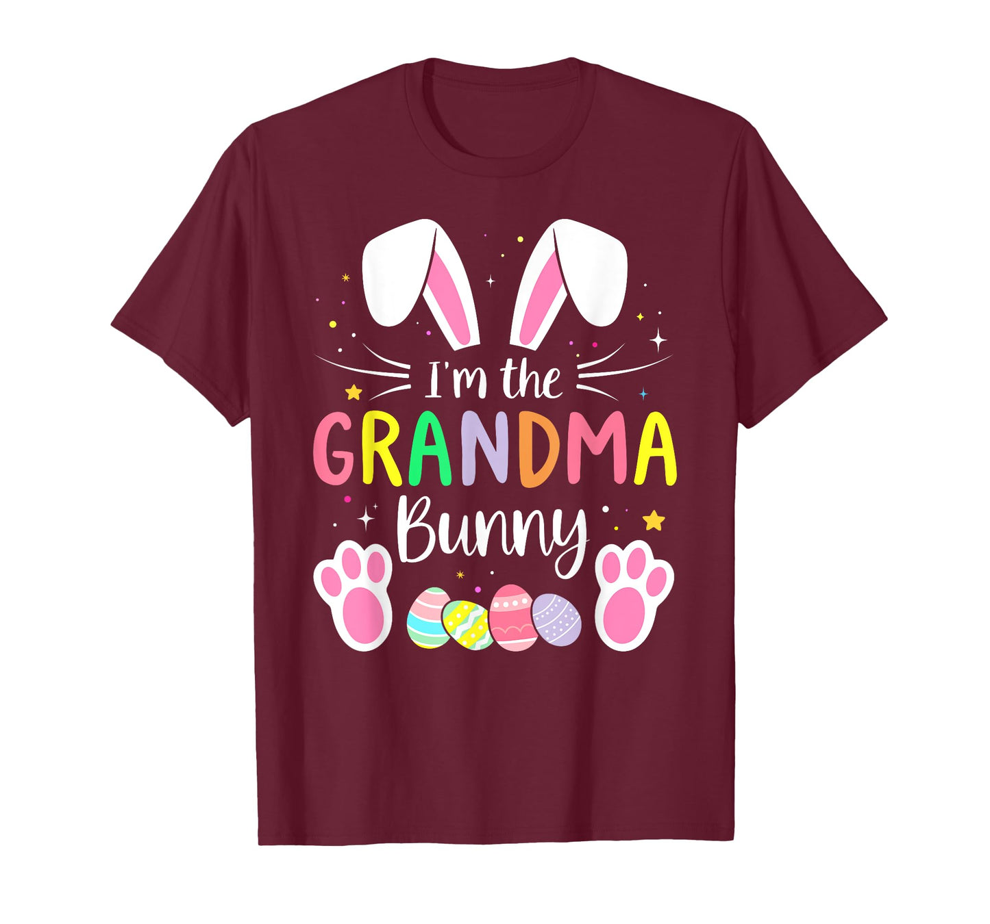 Im the grandma bunny funny matching easter family T-Shirt