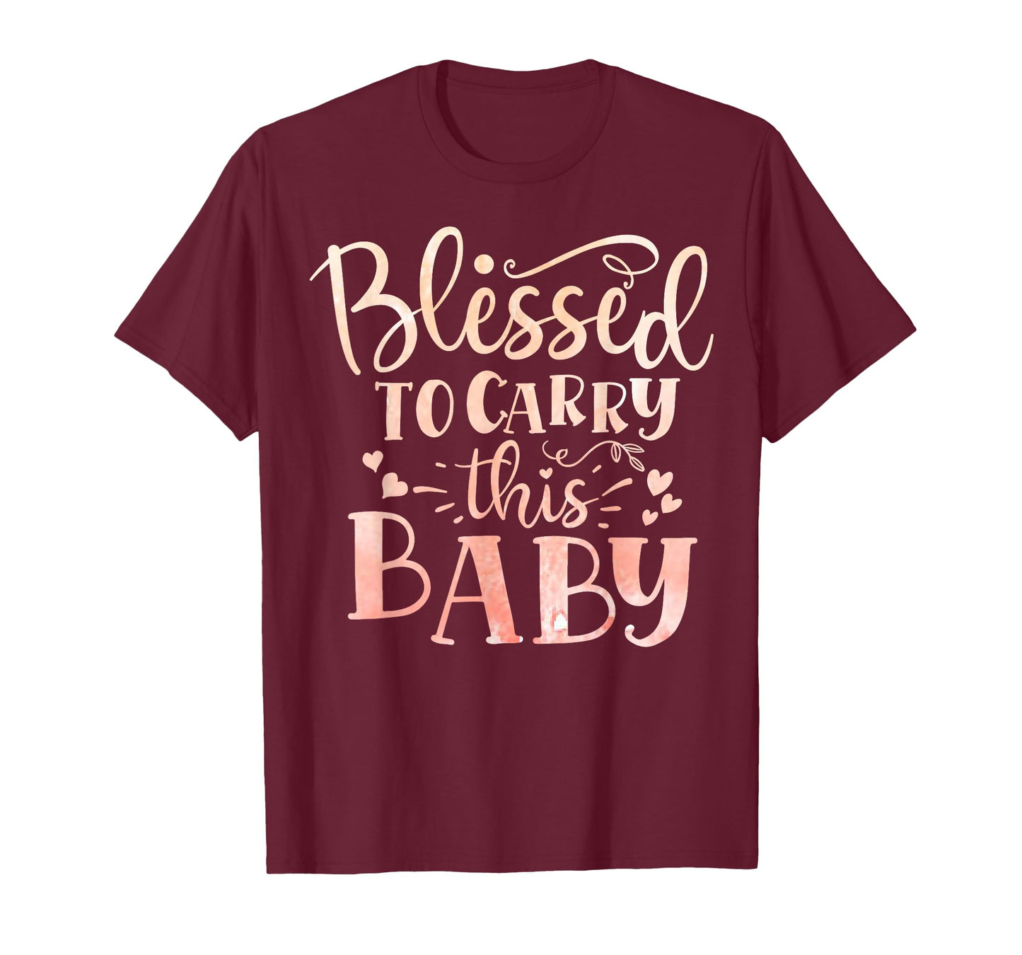 Blessed to Carry This Baby Inspirational Pregnancy Quote T-Shirt