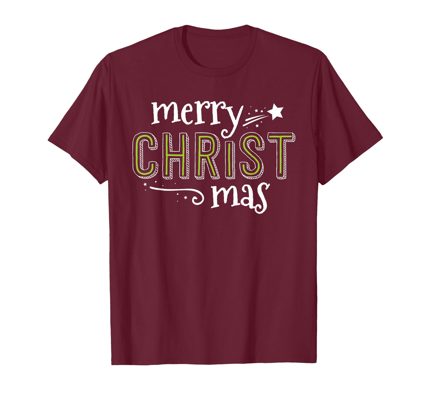 Merry Christ Mas Christian Jesus South Women's Christmas T-Shirt