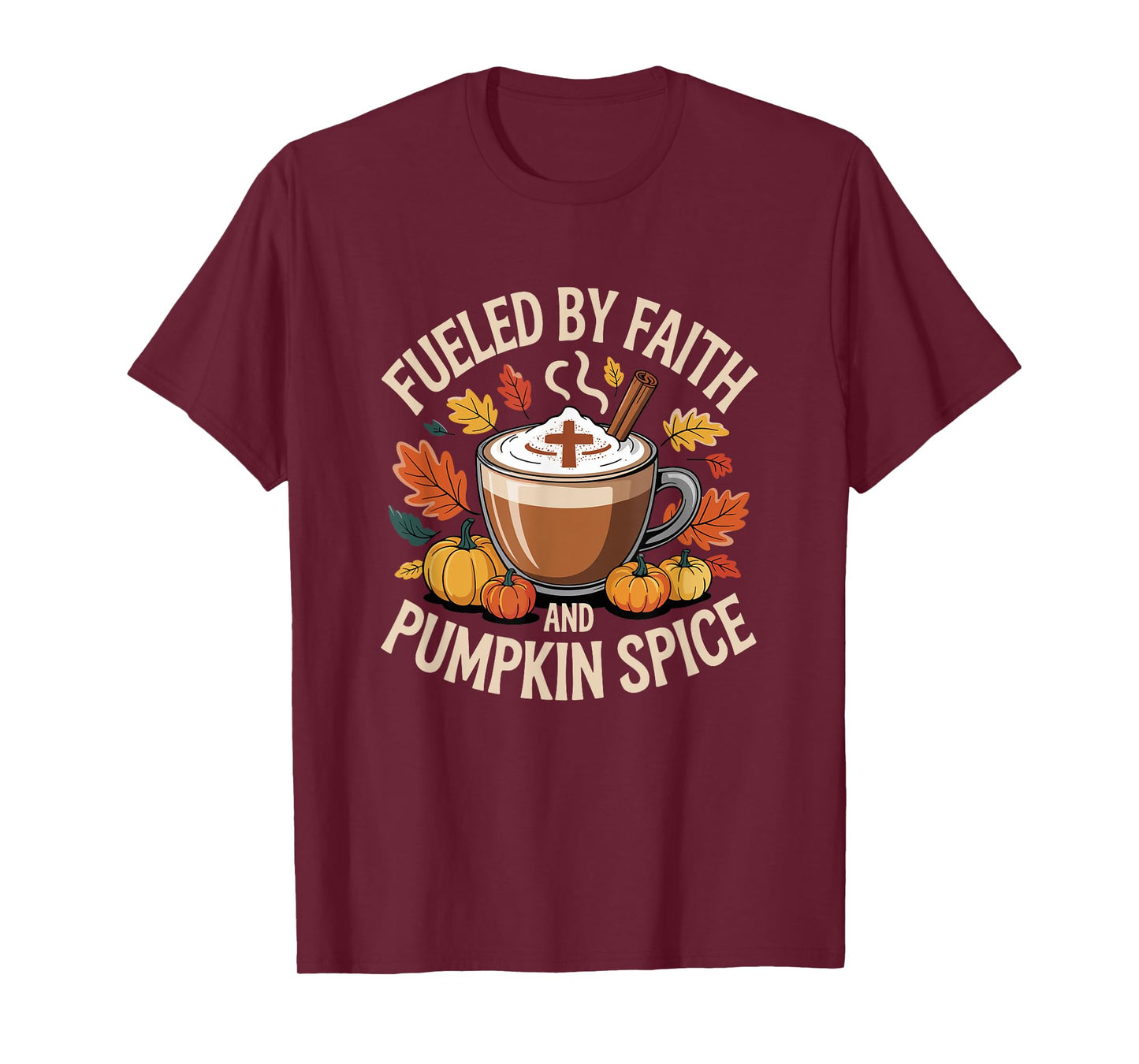 Faith Thanksgiving Pumpkin Spice Fall Season Autumn T-Shirt