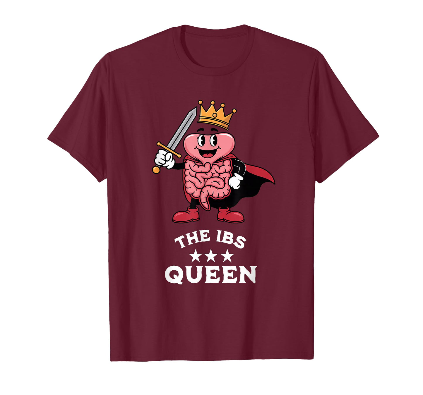 IBS Queen Funny Intestines Diarrhea Quote T-Shirt