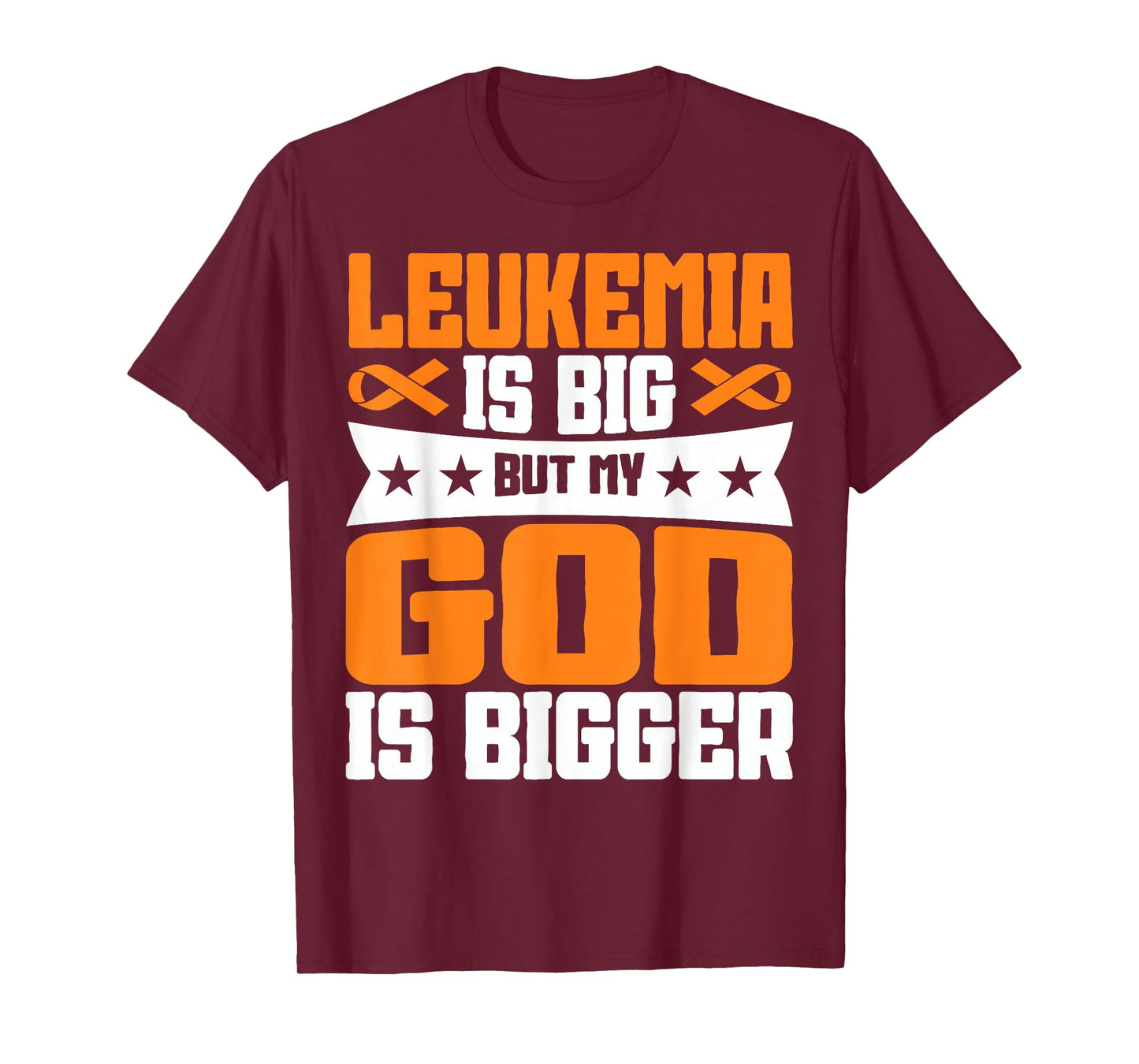 Childhood Leukemia Fighters Orange Ribbon Awareness T-Shirt