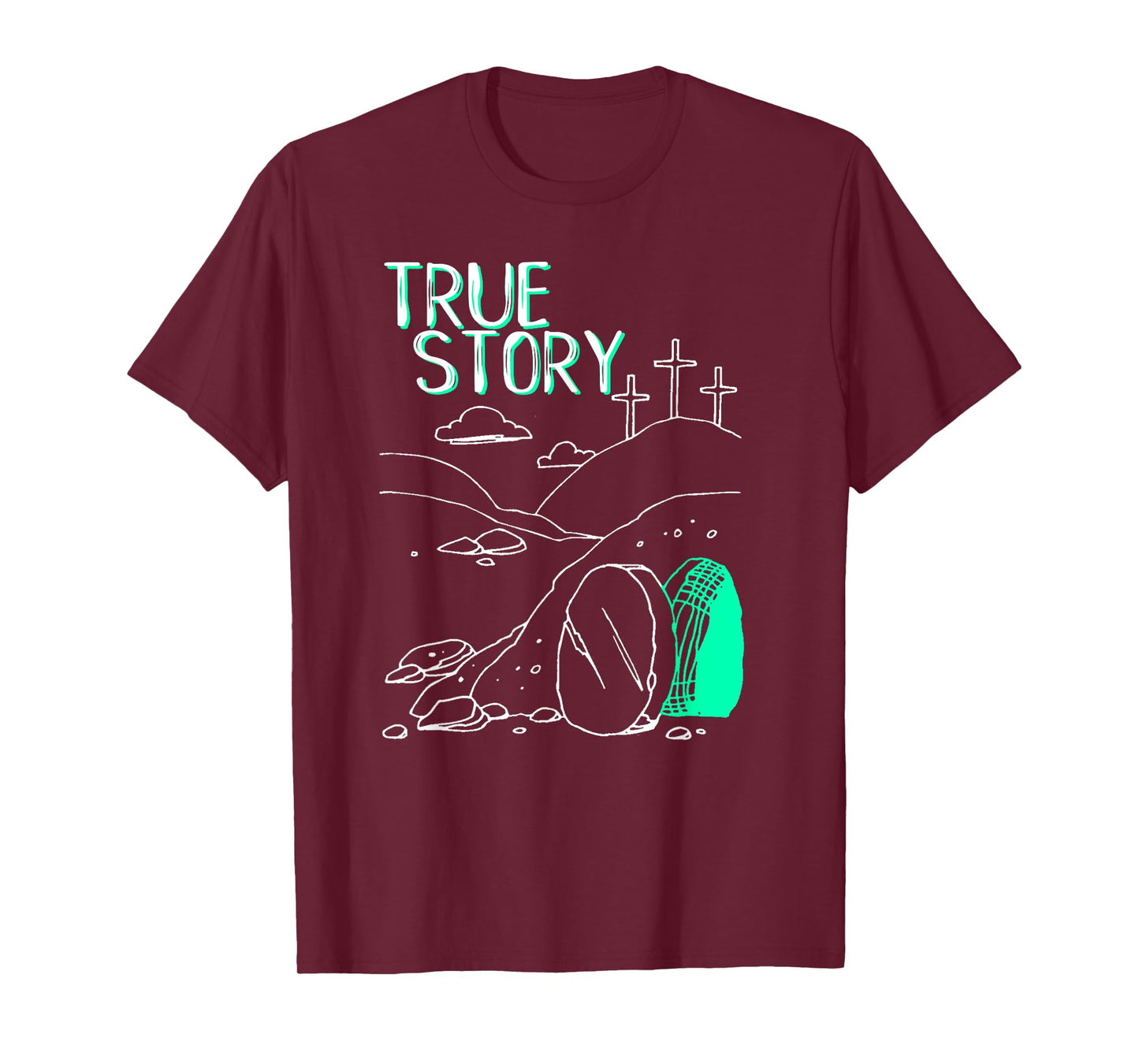 True Story Easter Empty Tomb Jesus Is Risen Church Shirt T-Shirt