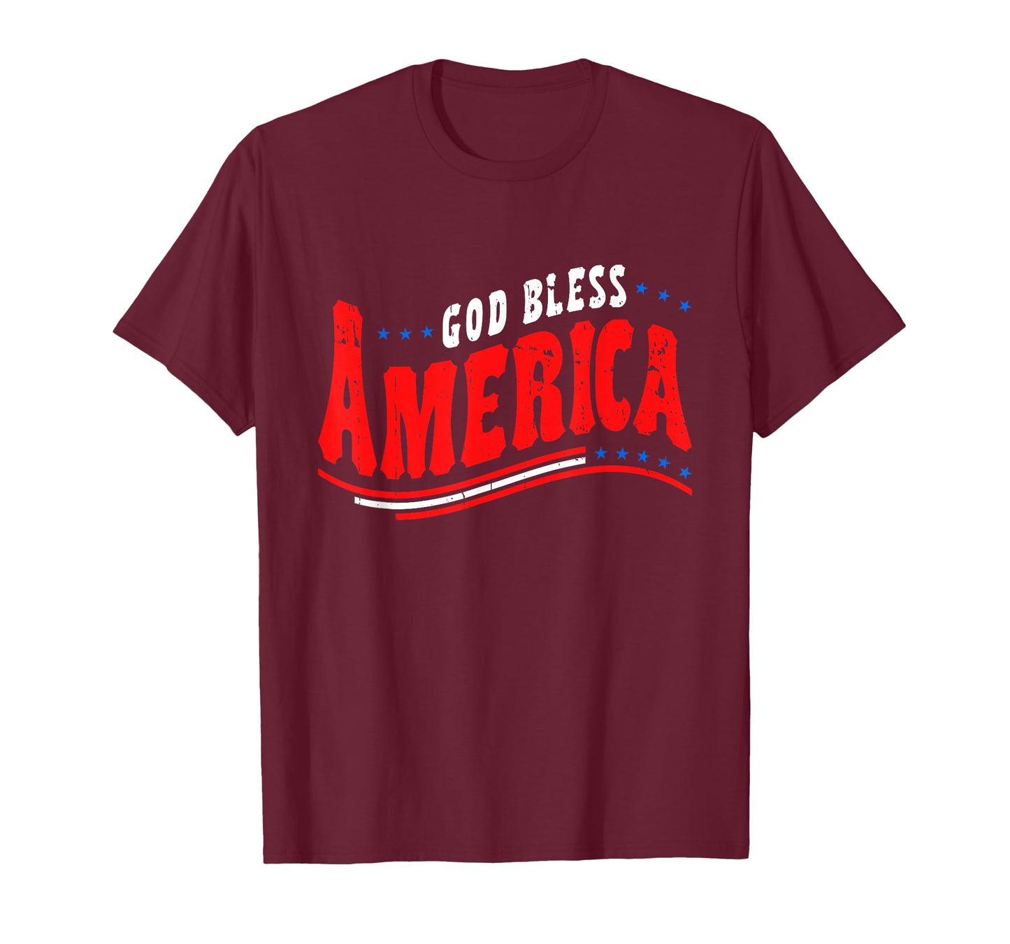 God Bless America Fourth of July Patriotic Christian T-Shirt