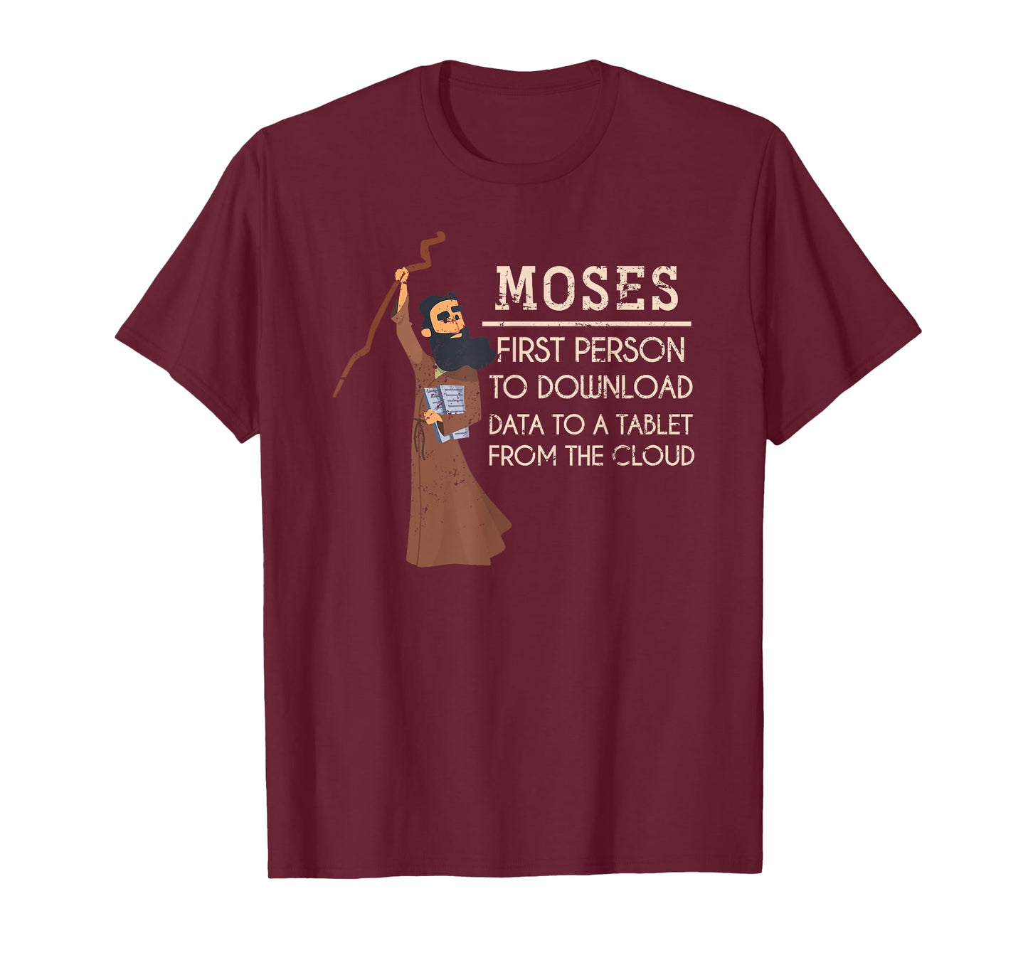 Faith Moses Bible Verse Funny Christian Gift Prayer T-Shirt