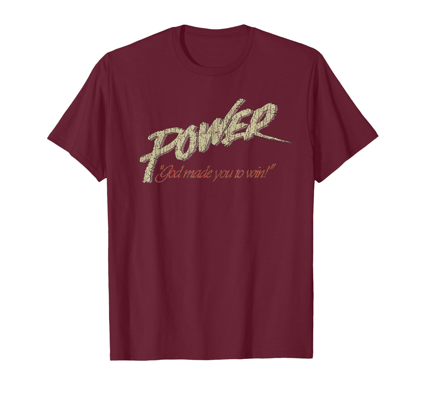 Vintage Power - God Made You To Win 1991 Christian Saying T-Shirt