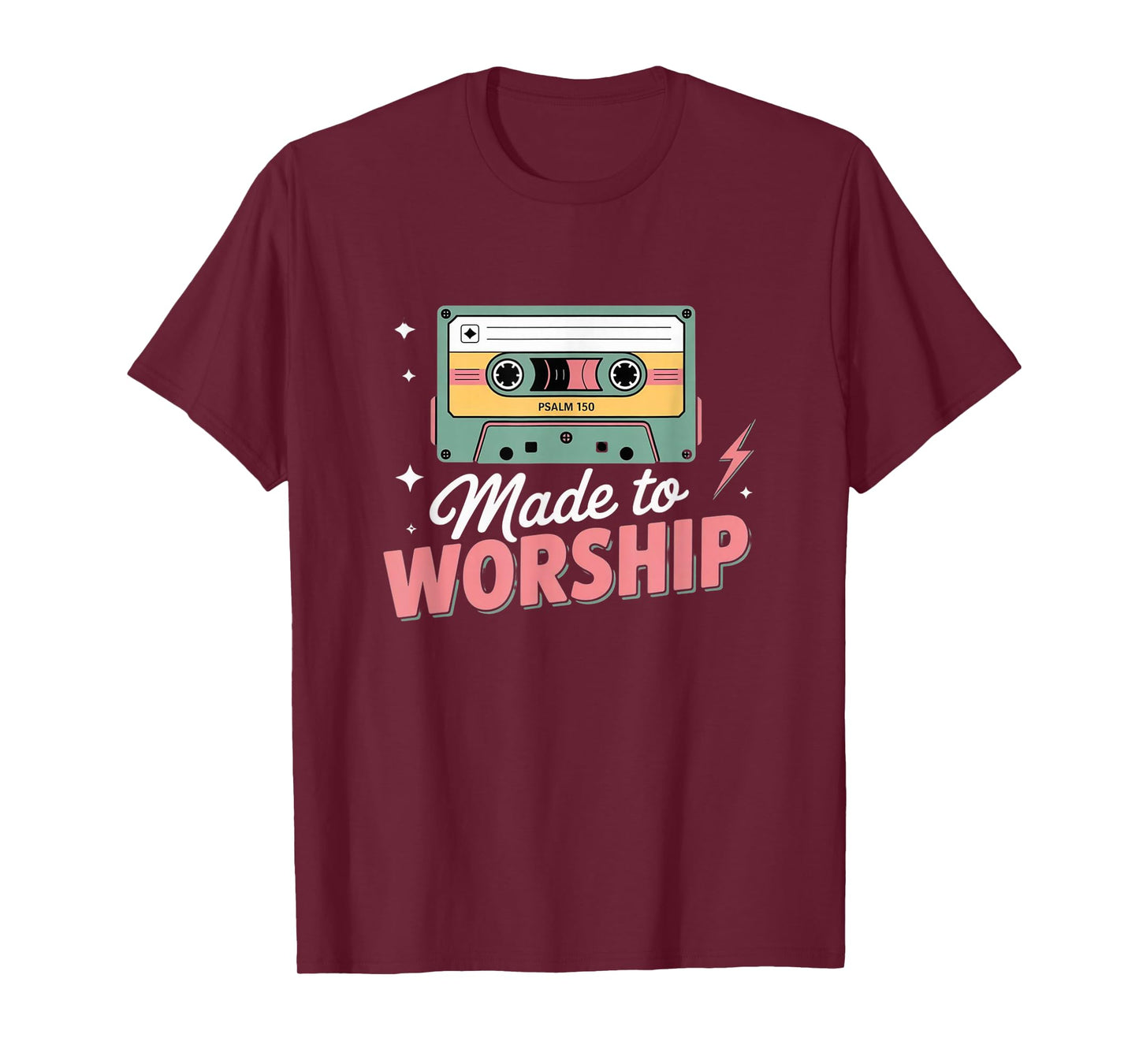 Made to Worship - Psalm 150 Cassette Tape Tee T-Shirt