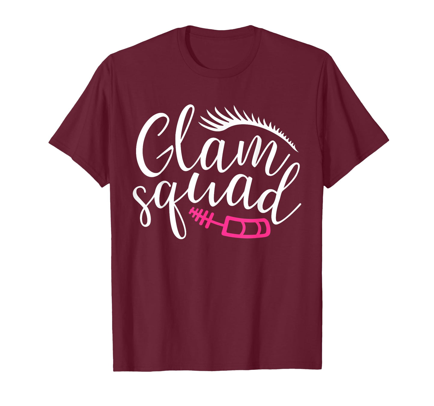 Glam Squad Funny Makeup Artist Beautician Wedding Glam Squad T-Shirt