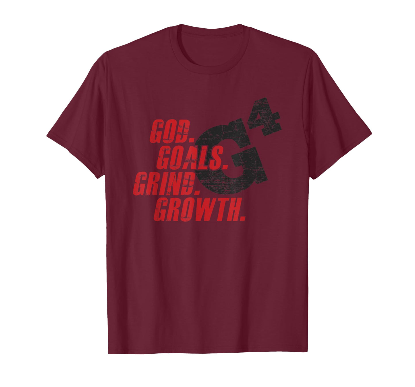 G4 God Goals Grind Growth Christian Bible Believers T-Shirt