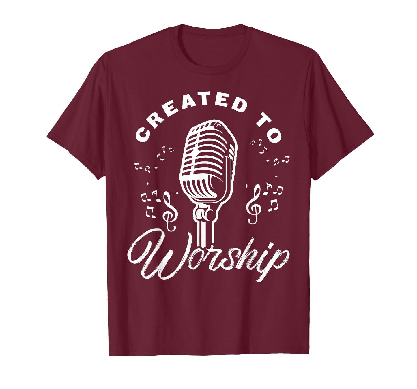 Created To Worship Gift Design For Christian God Fans T-Shirt