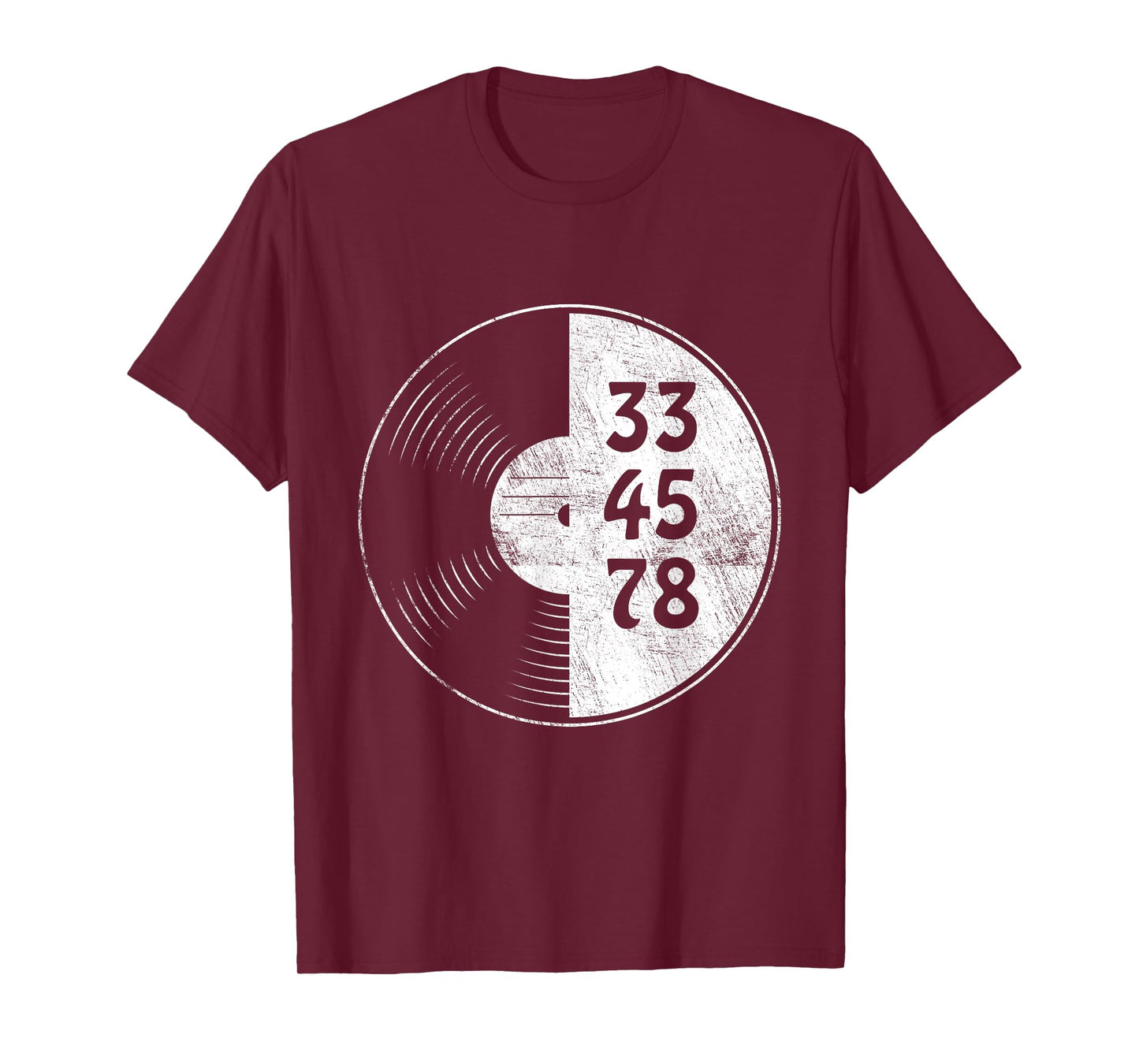33 45 78 - Vinyl Records Music Lover Record Collector T-Shirt