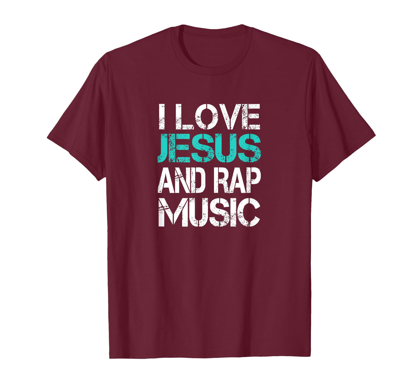 I Love Jesus and Rap Music God Meme Modern Christian Church T-Shirt