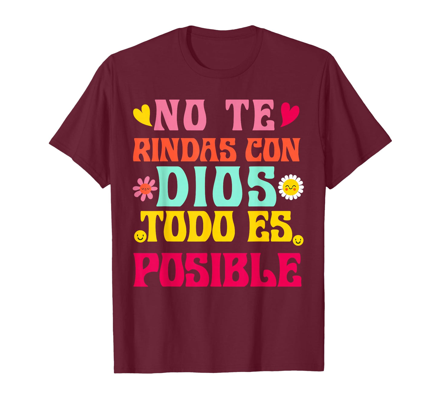 Camiseta Cristiana Para Mujer En Espanol Spanish Cristiano T-Shirt