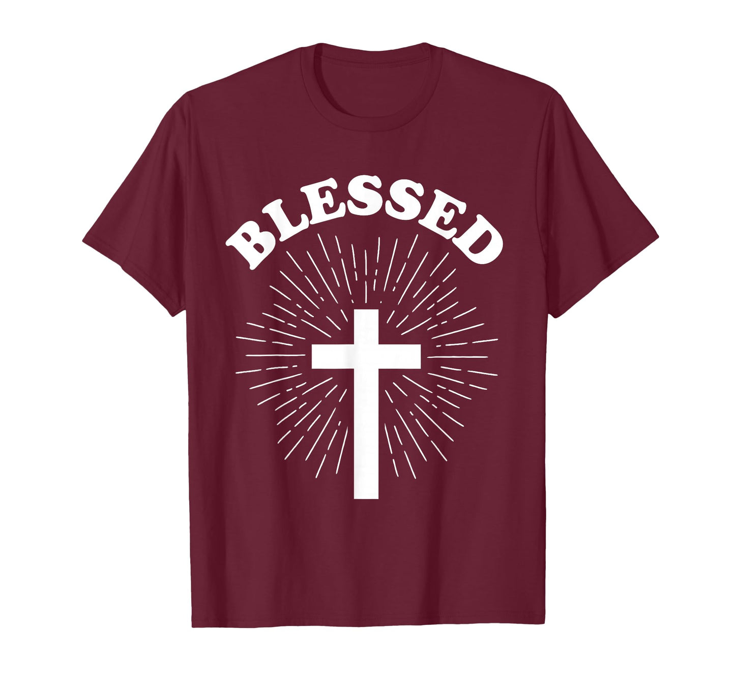 Vintage Blessed Christian Faith Cross Jesus Lover Spiritual T-Shirt