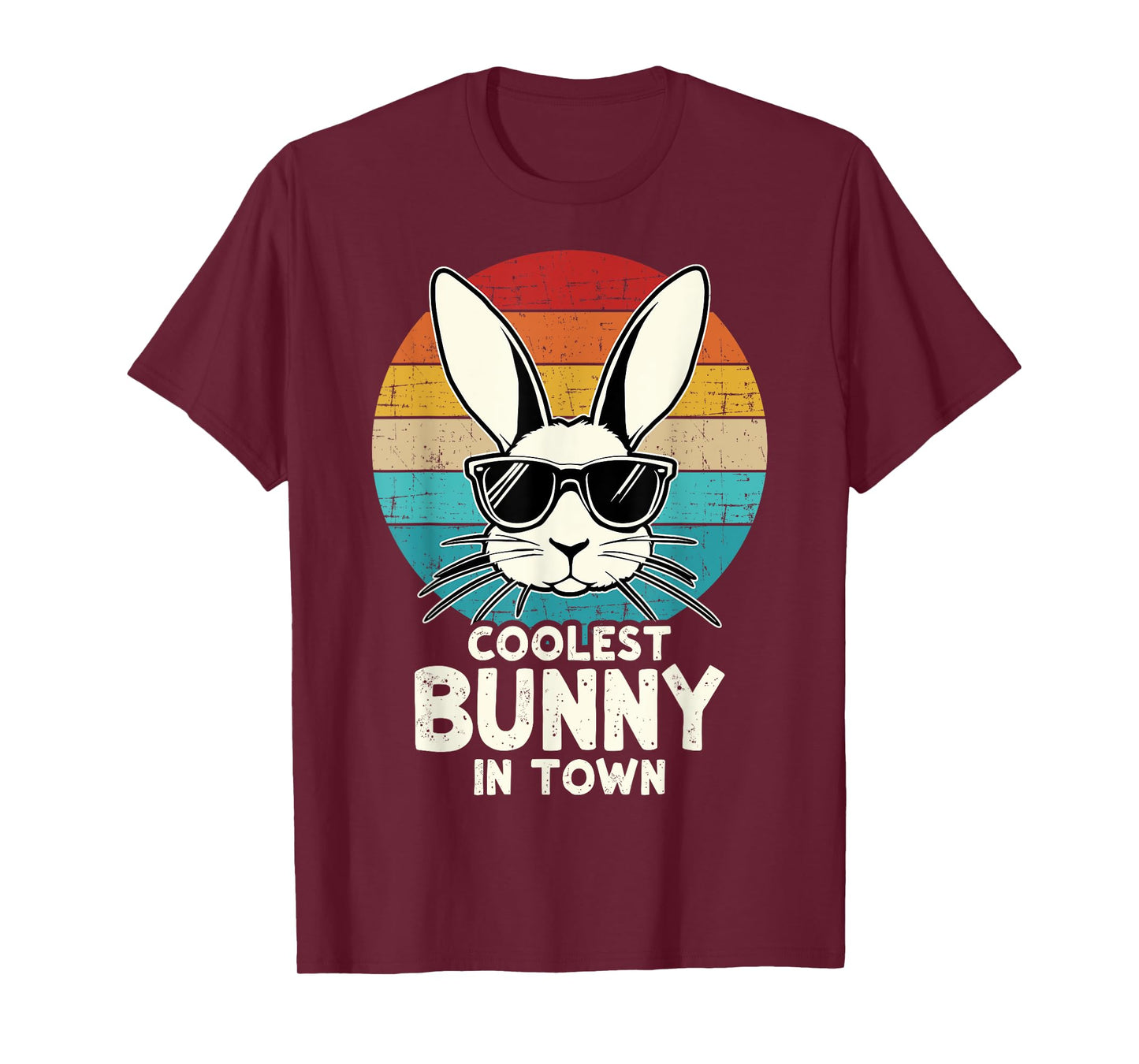 Coolest bunny in town for easter day kids toddler T-Shirt