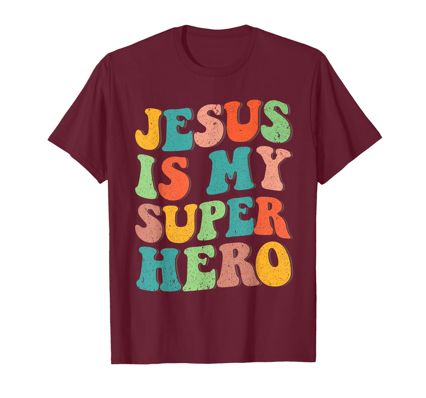 Jesus Is My Superhero Christian Religious T-Shirt