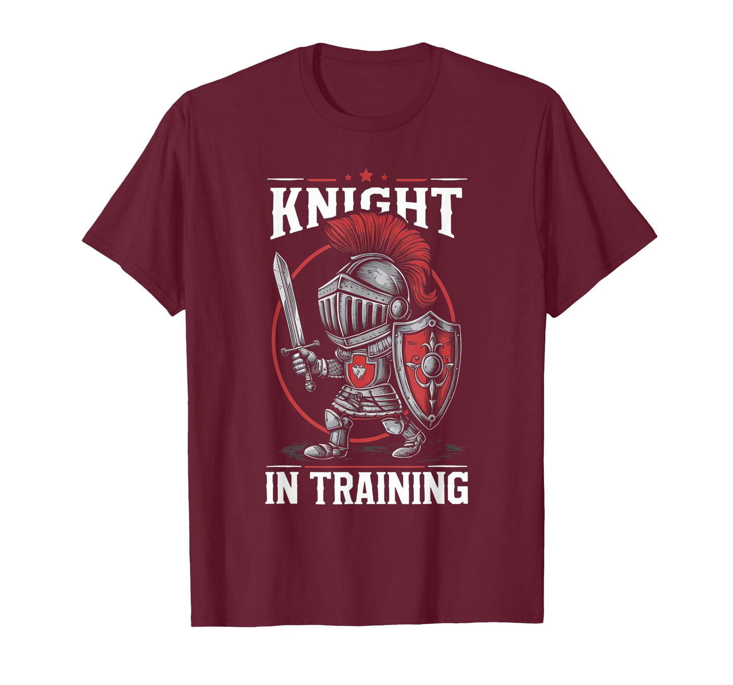Kids Medieval Festival Boys Girls Men Women Tees Knight in Training Funny Kids Knights Lover T-Shirt