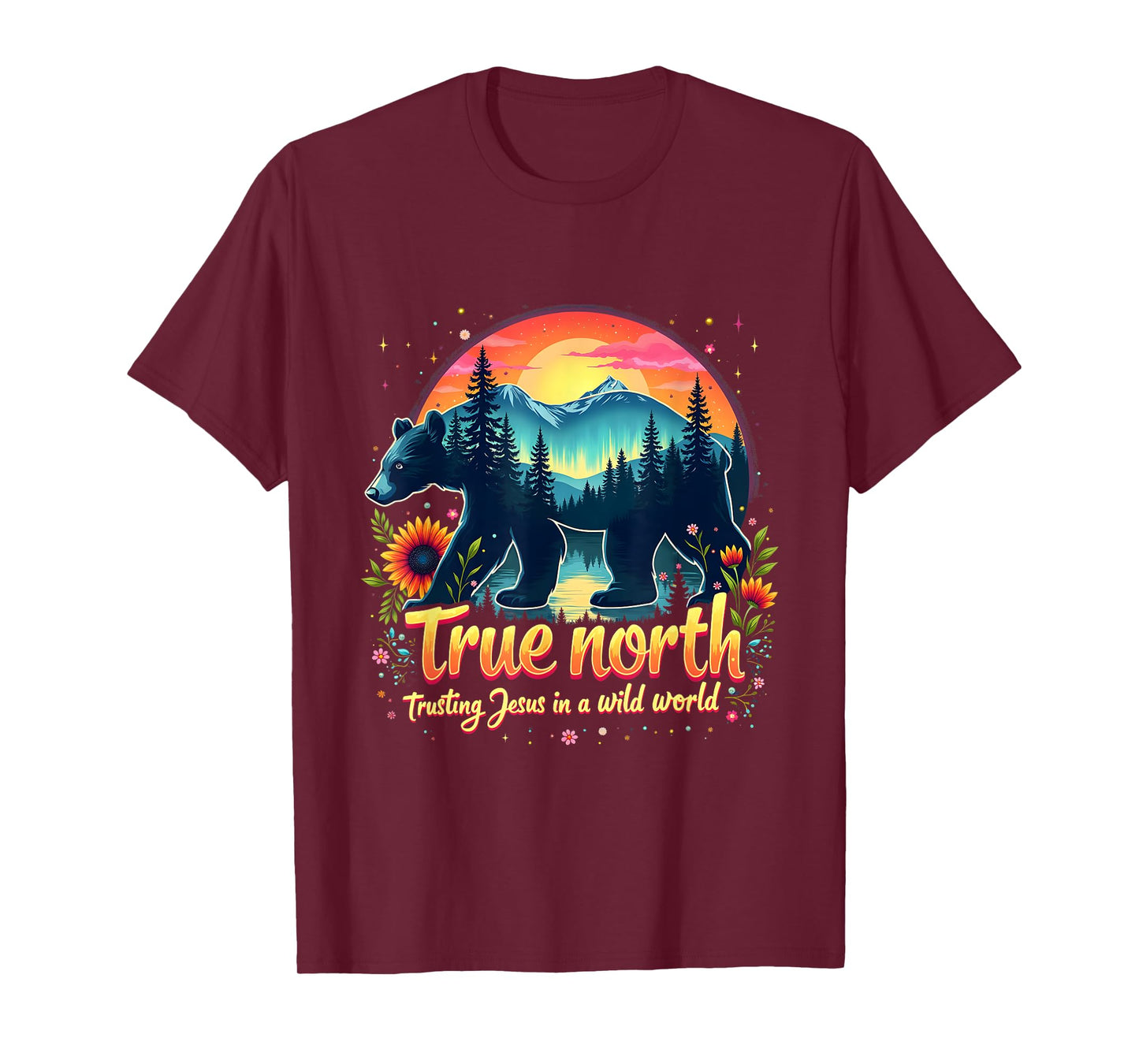 Christian Summer True North VBS 2025 Trusting Jesus Camp T-Shirt