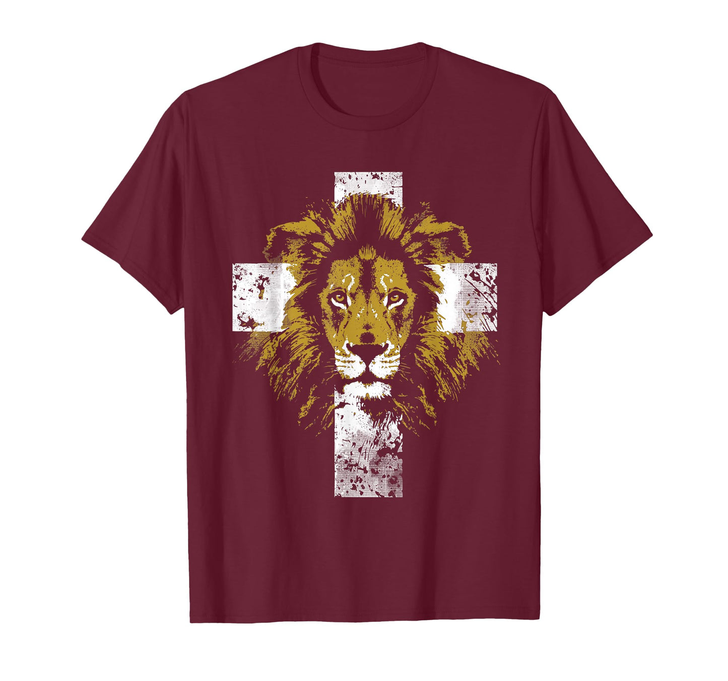 Lion of Judah Cross Christian T-Shirt T-Shirt