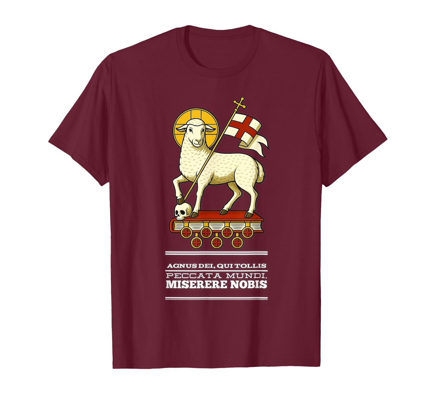 Agnus Dei Sanctus Traditional Latin Mass Catholic T-Shirt
