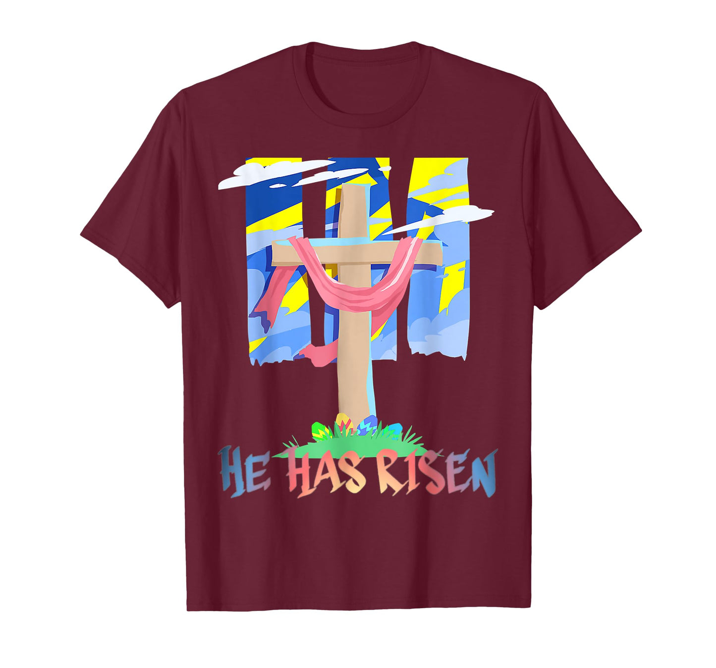 He Has Risen Christian Easter Resurrection Sunday T-Shirt