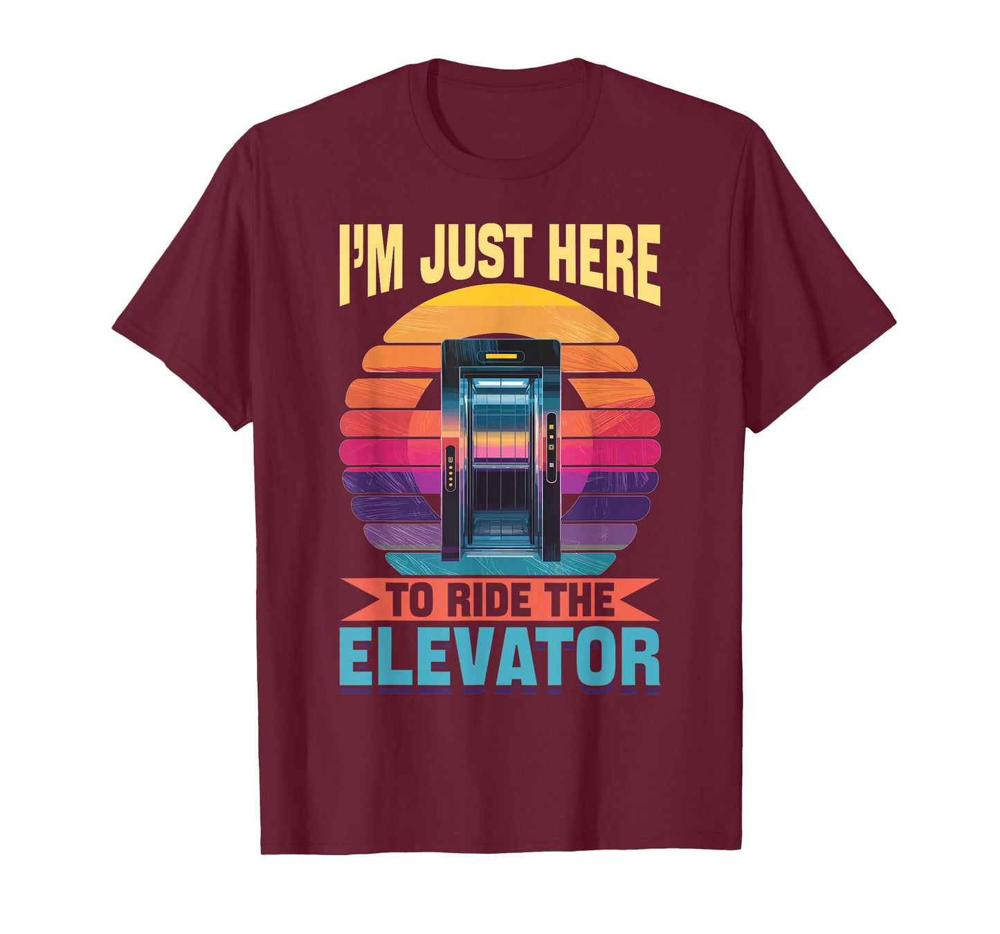 Elevator toddler & kids I´m just here to ride the Elevator T-Shirt