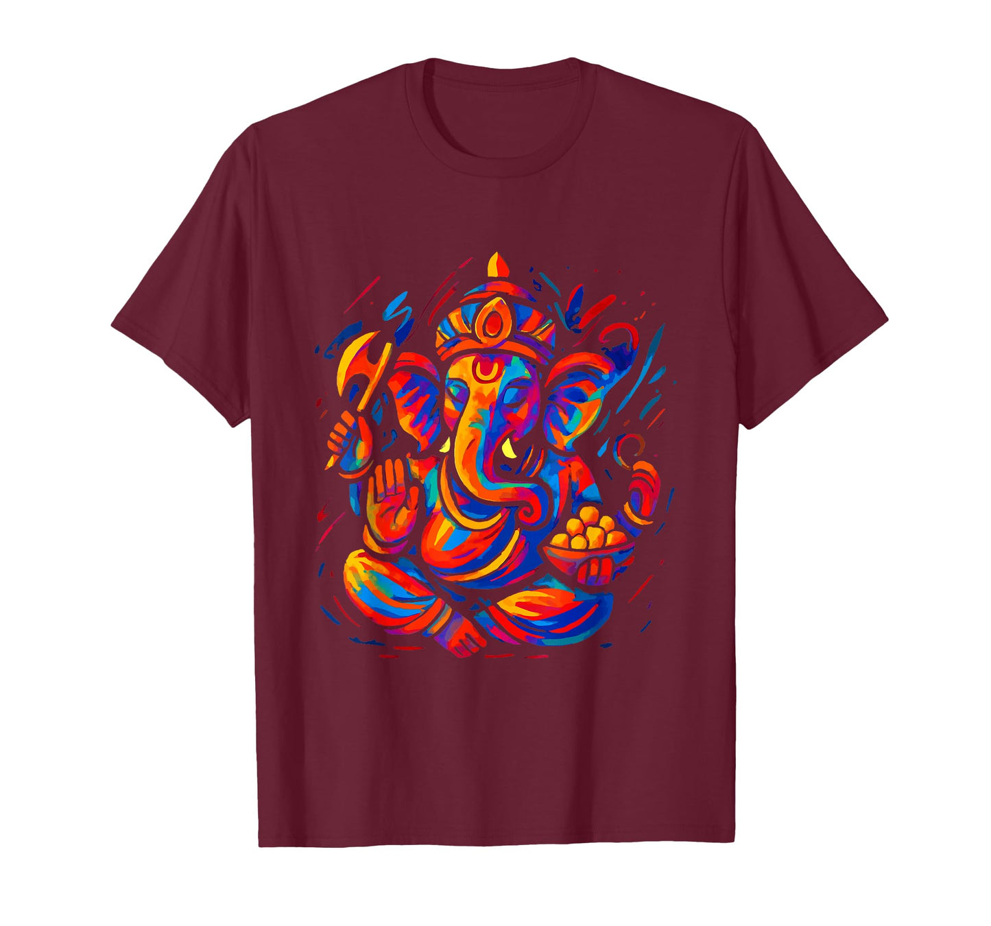 Ganesh Symbol Yoga Hindu Elephant God Ganesha Puja T-Shirt