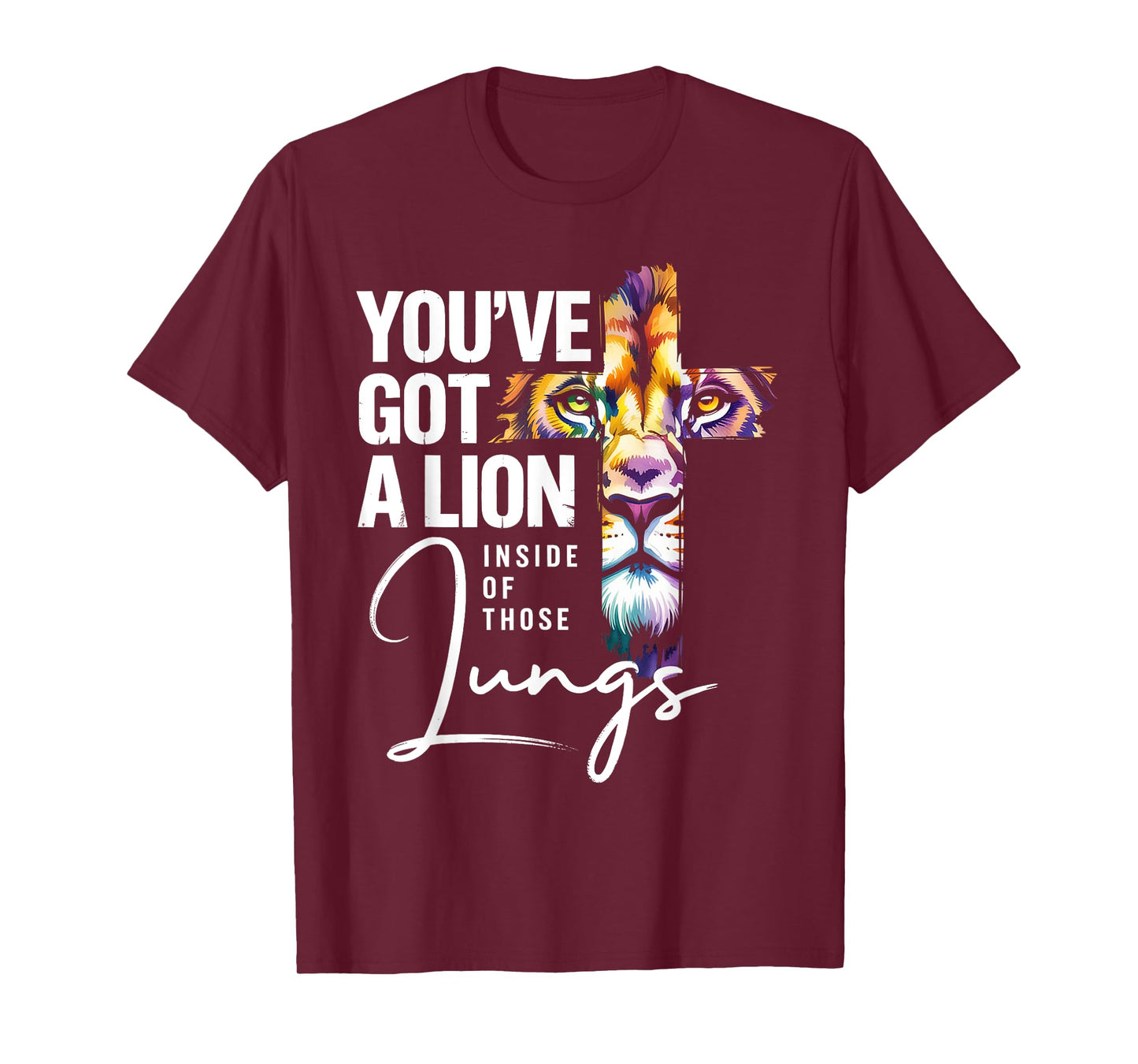 Brandon You Got a Lion Inside of Those Lungs Praise the Lord T-Shirt