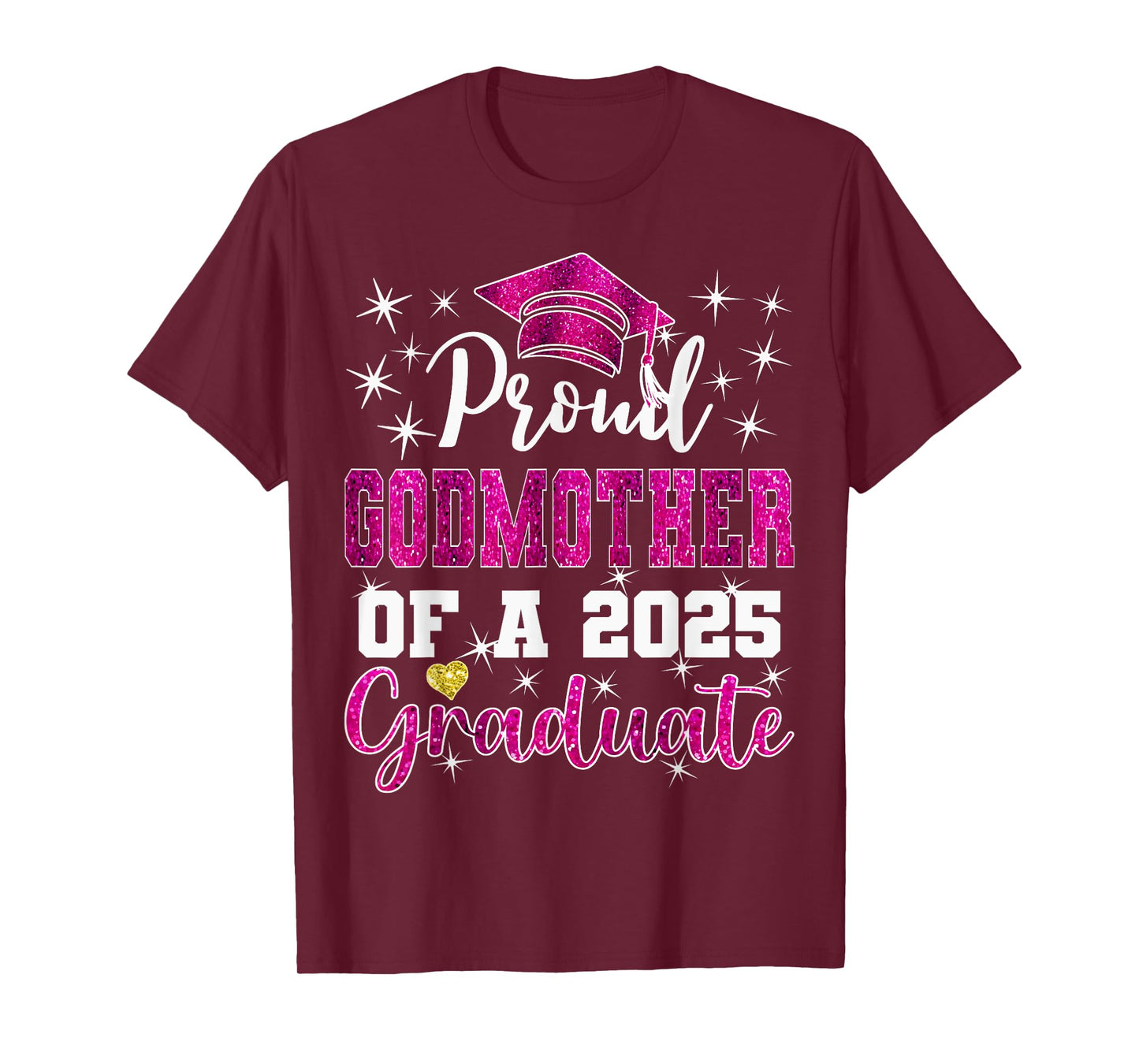 Super Proud Godmother of 2026 Pinkuate Pinkuation Family T-Shirt