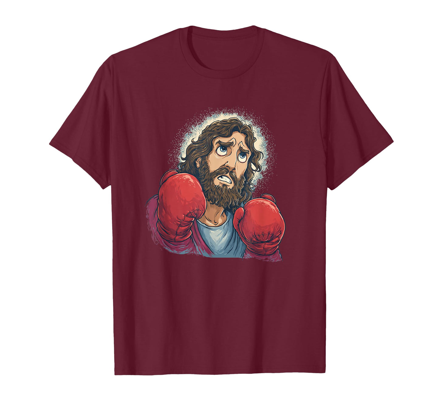 Pretty Jesus Christ Boxing Graphic T-Shirt