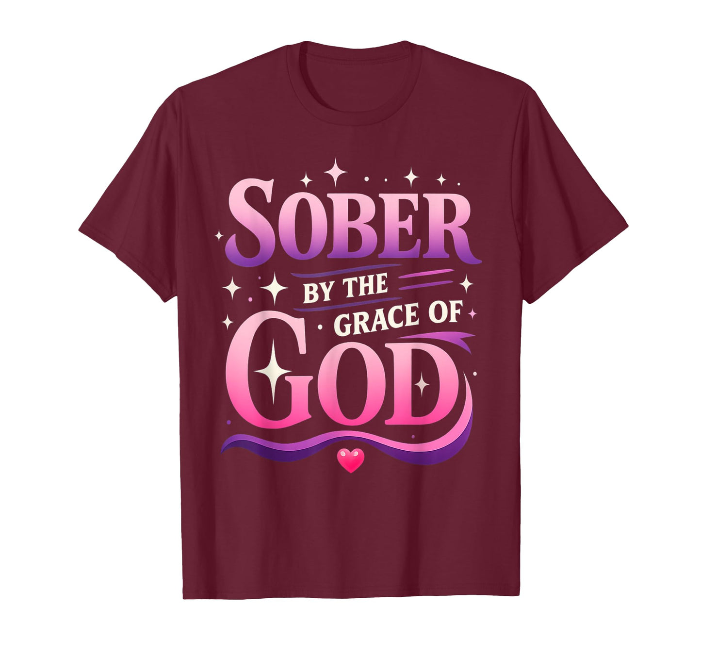 God Faith Based Sober Sobriety Alcohol Recovery Gifts Women T-Shirt