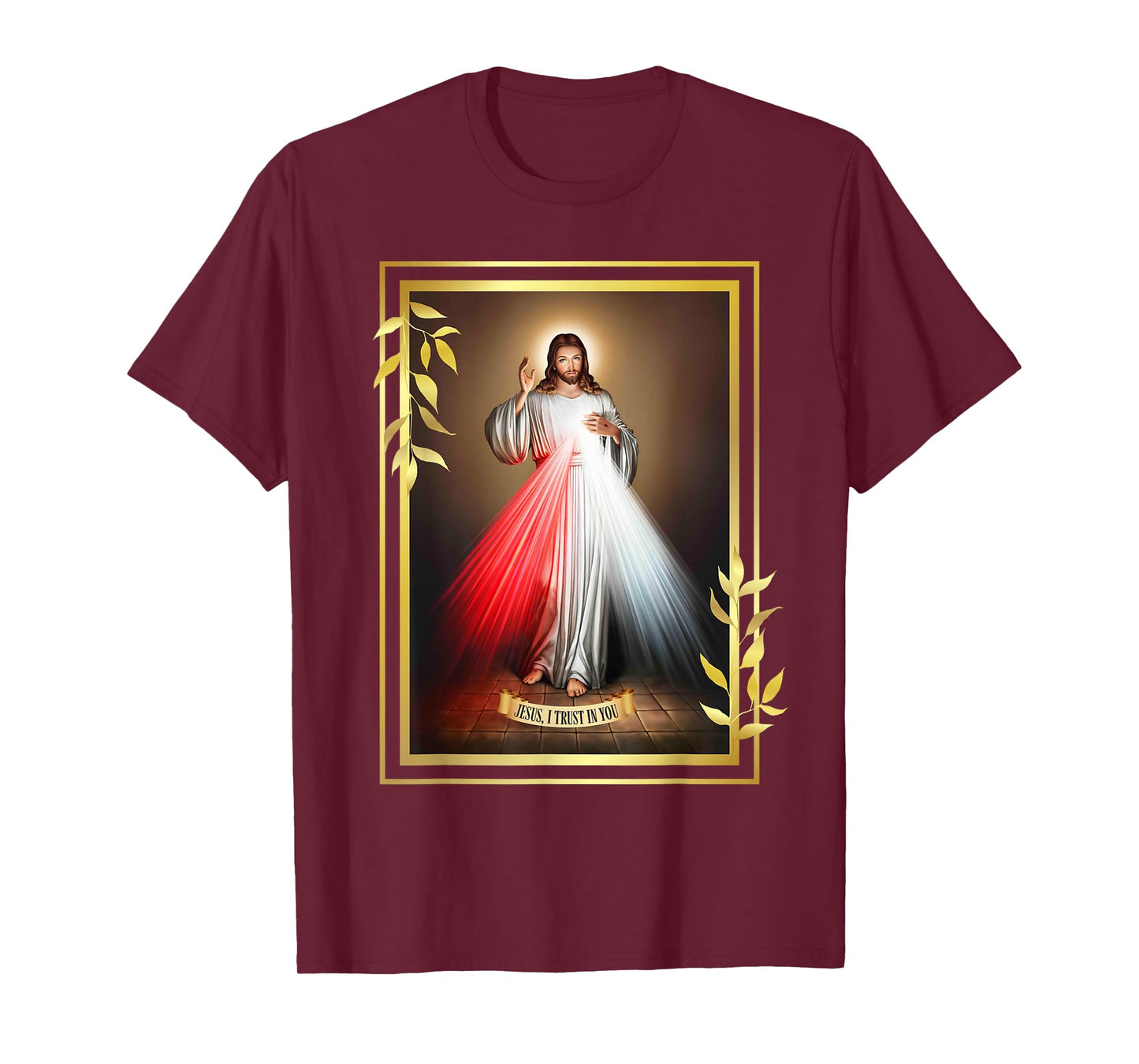 Divine Mercy Jesus Christ "Jesus, I Trust In You" Catholic T-Shirt
