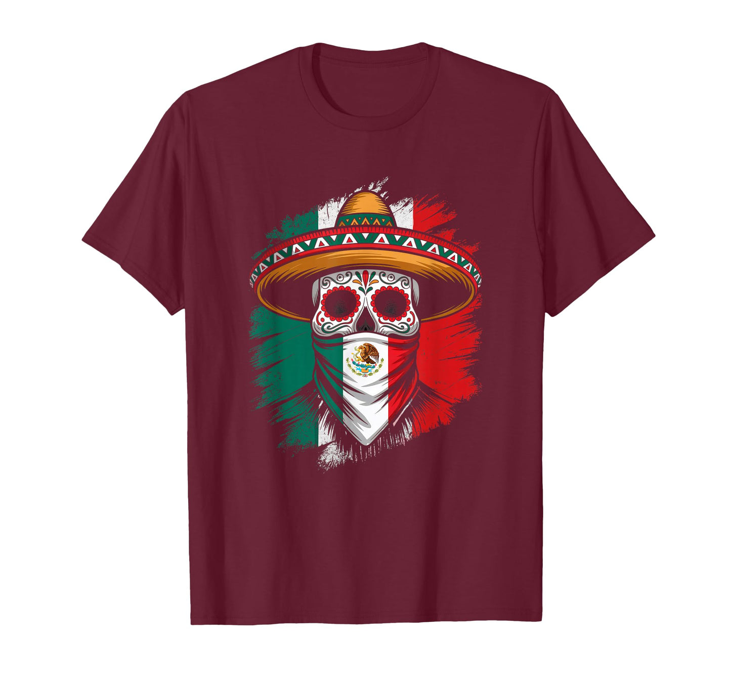 México Mexico Skull Cinco De Mayo Tijuana Pride Mexican T-Shirt