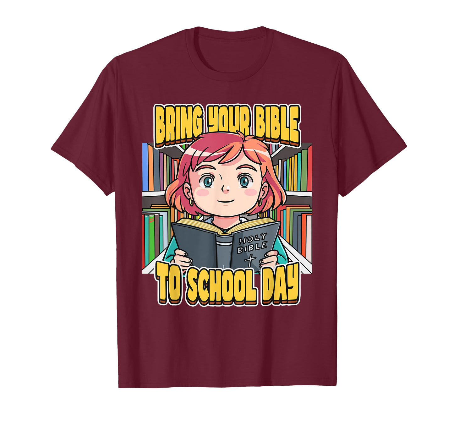 Bring Bible To School Celebrate Your Reading Sacred Text Day T-Shirt