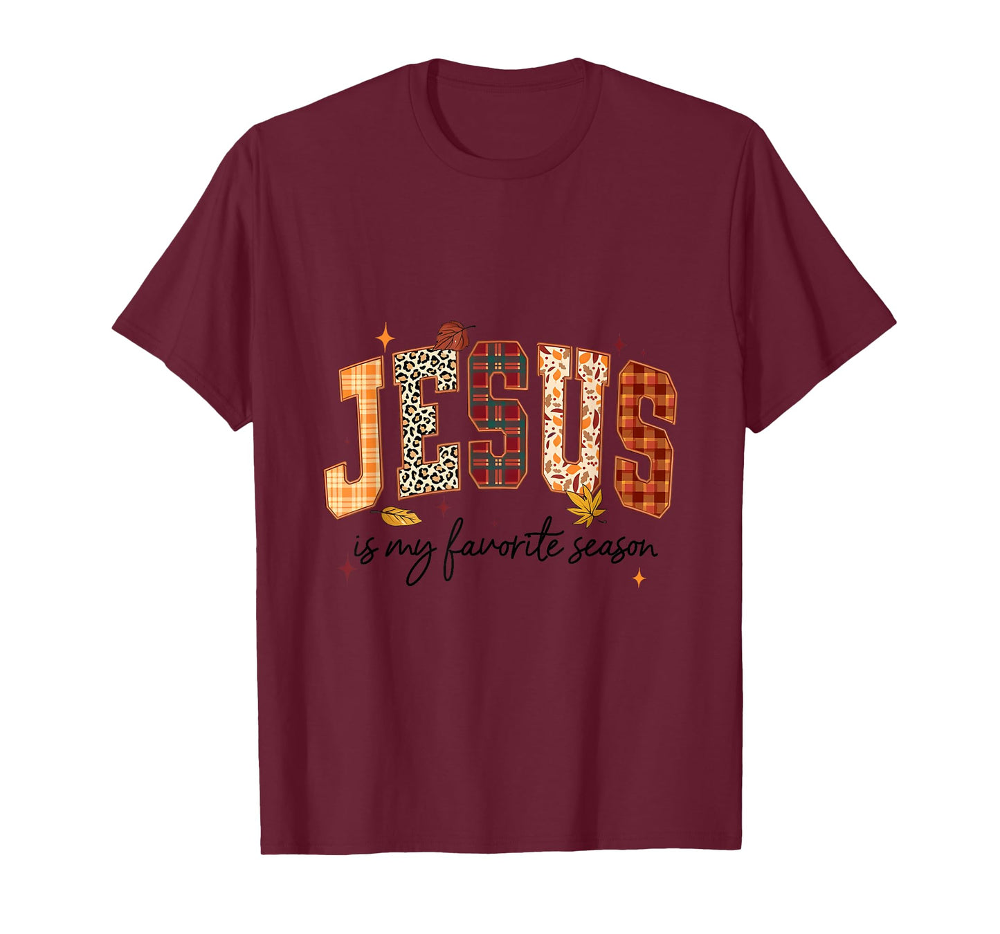 Vintage Jesus is My Favorite Season Fall Jesus Christian T-Shirt