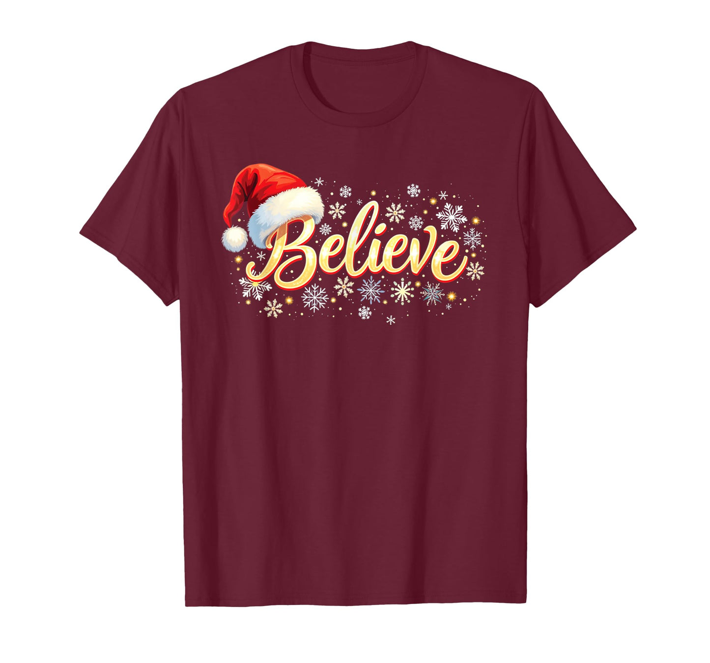 Believe Christmas Shirt Believe Santa T-Shirt