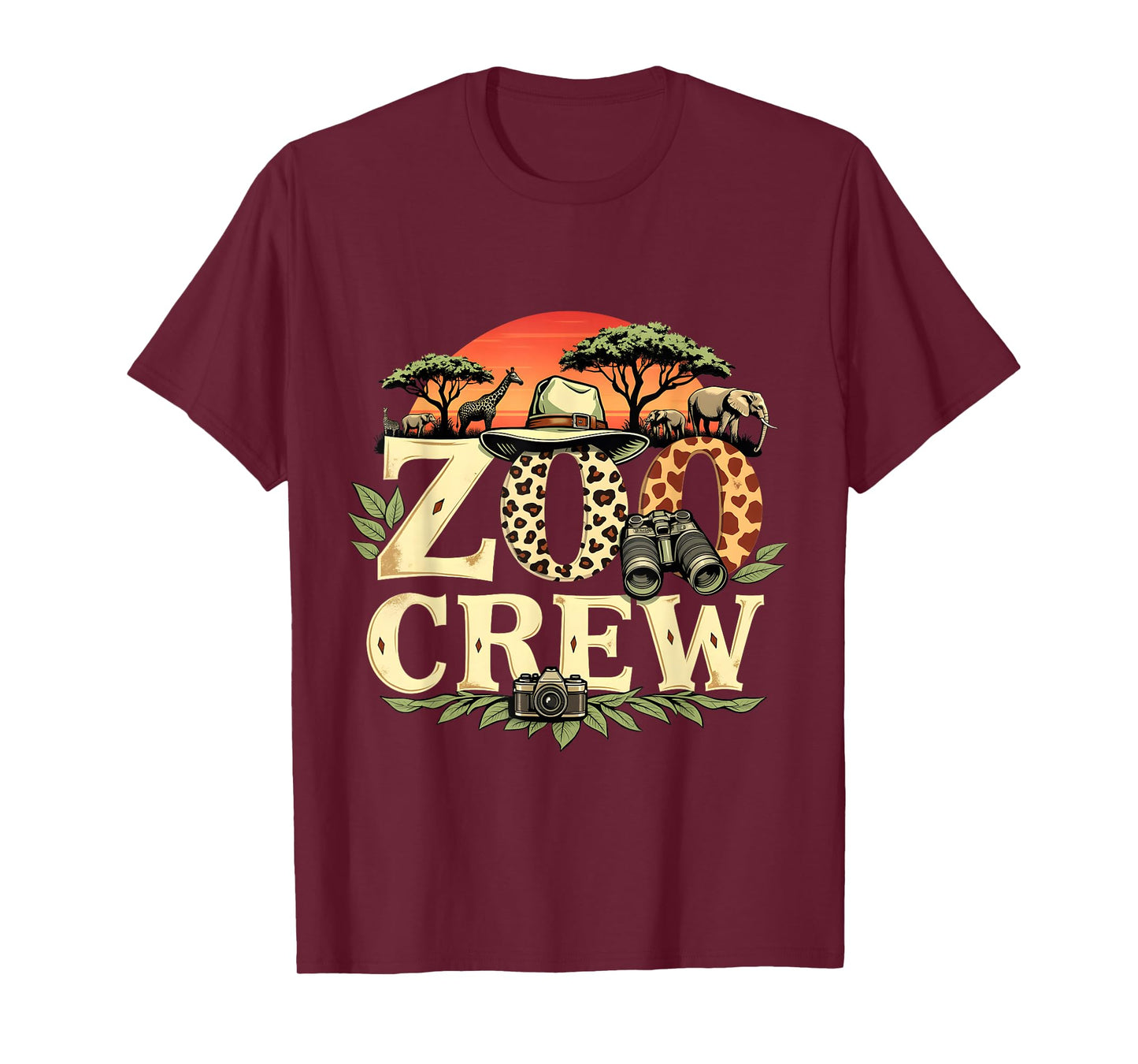 Zoo Crew Safari Animals Wildlife Animal Wild Field Trip T-Shirt