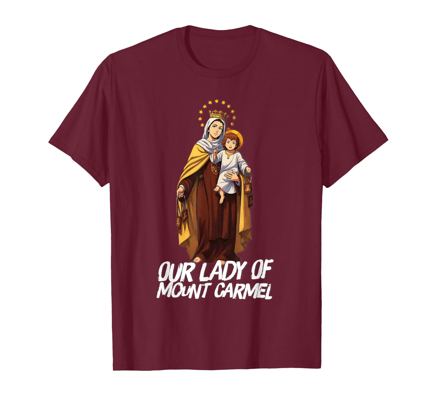 Our Lady of Mount Carmel Marian Catholic T-Shirt