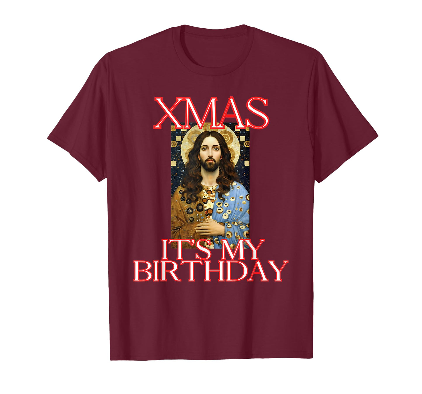Xmas It's My Birthday Say Jesus Style Christmas Funny Gifts T-Shirt