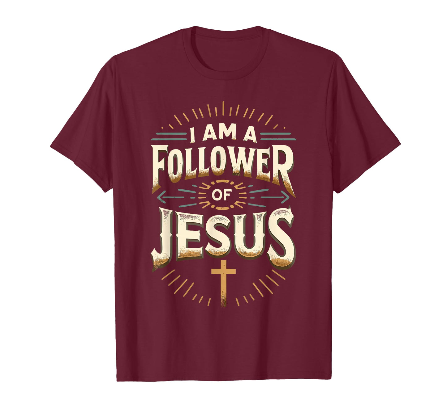 Christian Apparel - I Am A Follower Of Jesus Shirt Religious T-Shirt