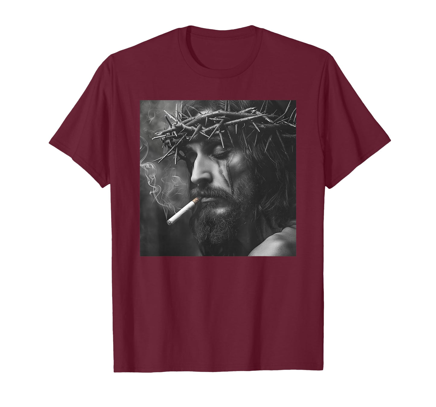 Cooler Jesus Christ Smokes, Resistance, Rebellious Jesus T-Shirt