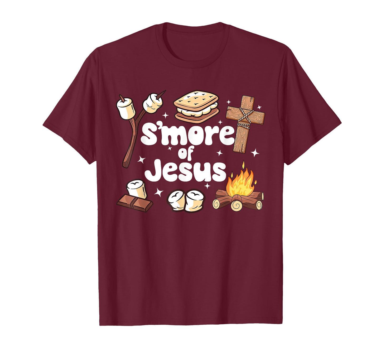 S'mores Of Jesus Campfire Jesus Camping Smores Christian T-Shirt