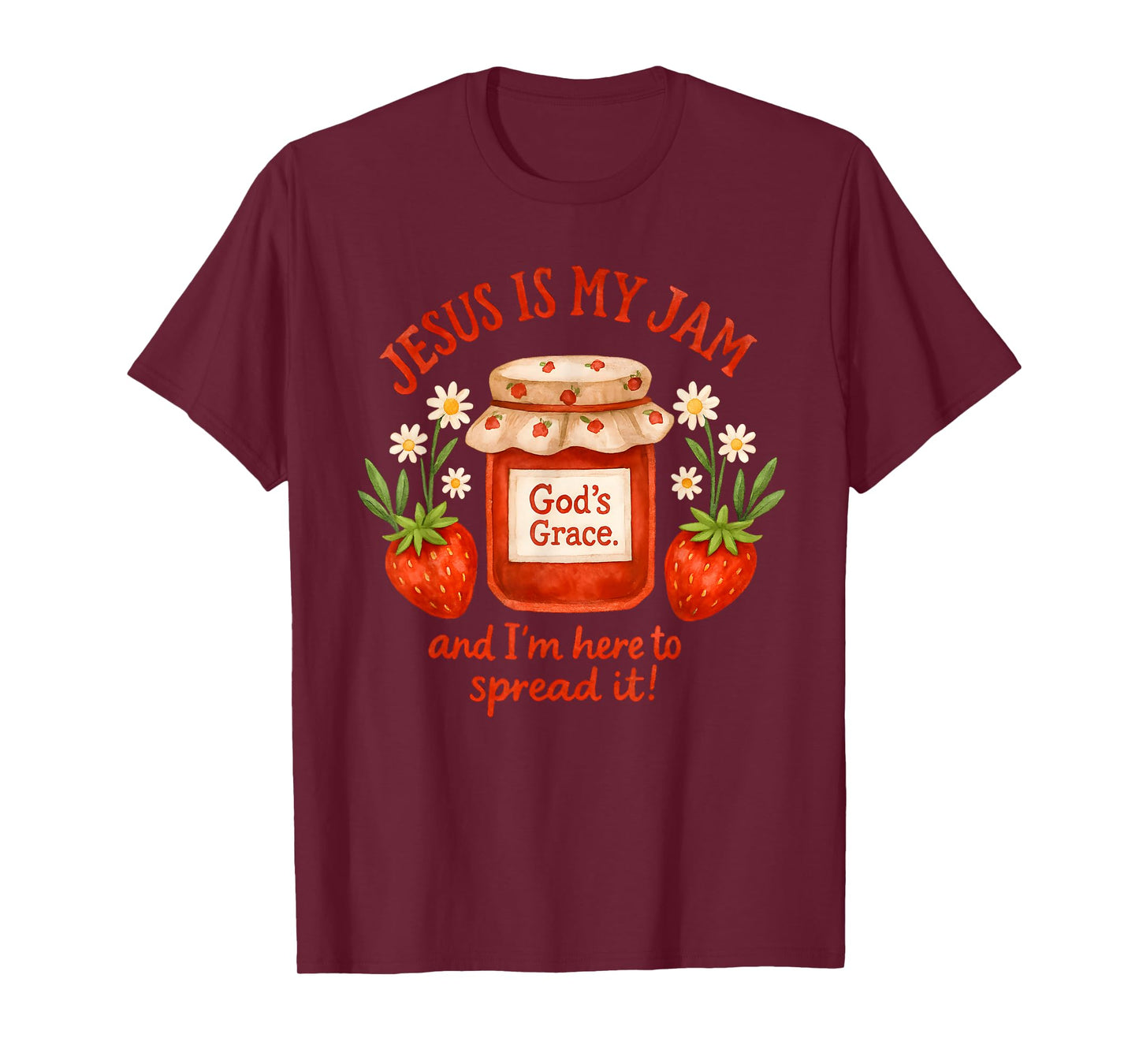 Jesus is My Jam Christian Faith Design T-Shirt