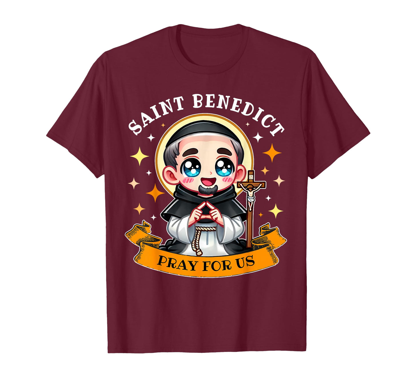 St Benedict Italian Catholic Christian Monk for Kids Toddler T-Shirt