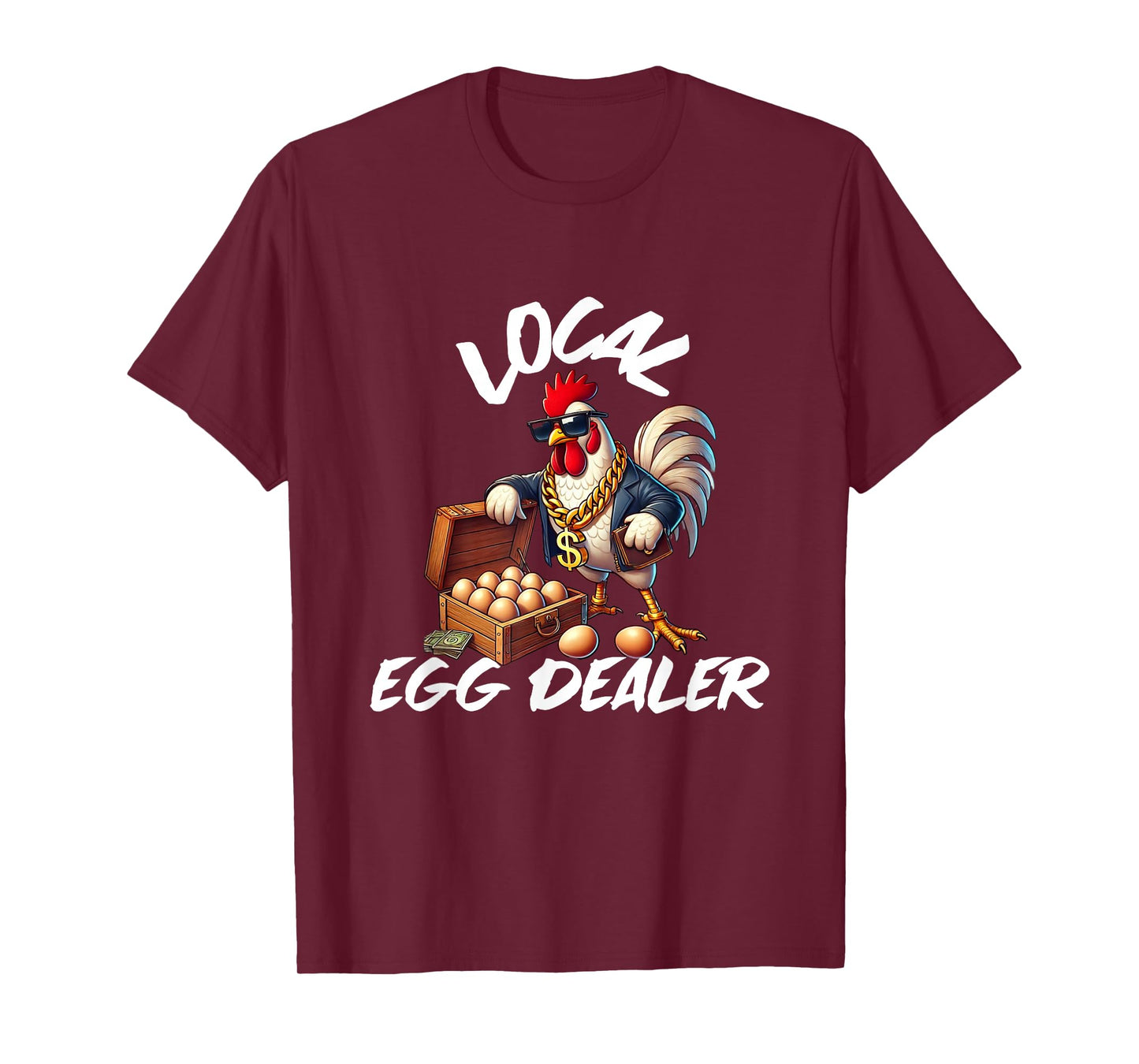 Local Egg Dealer Retro Chicken Funny Farmer Easter T-Shirt