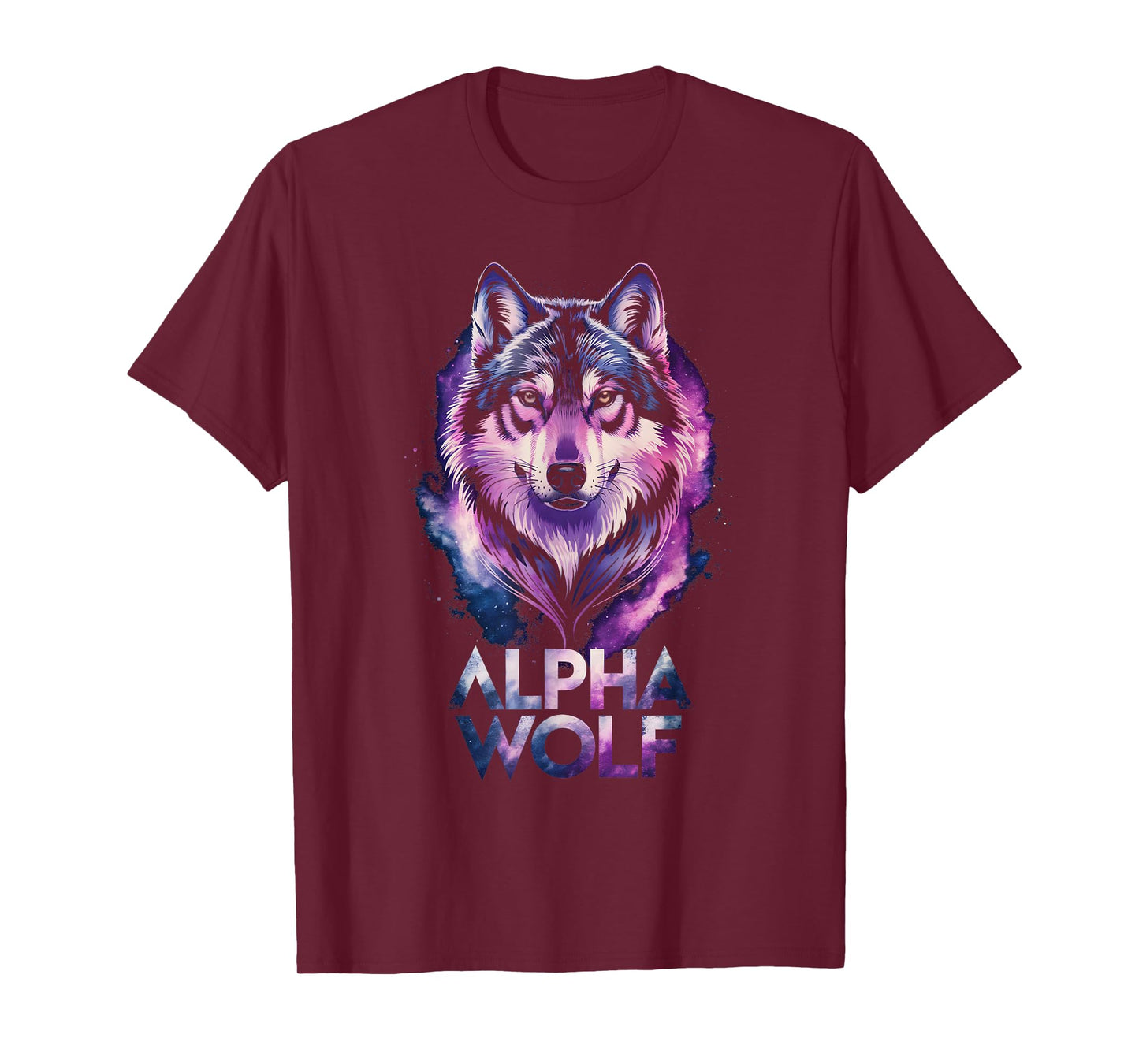 Galaxy Wolf Alpha Wolf Meme T-Shirt