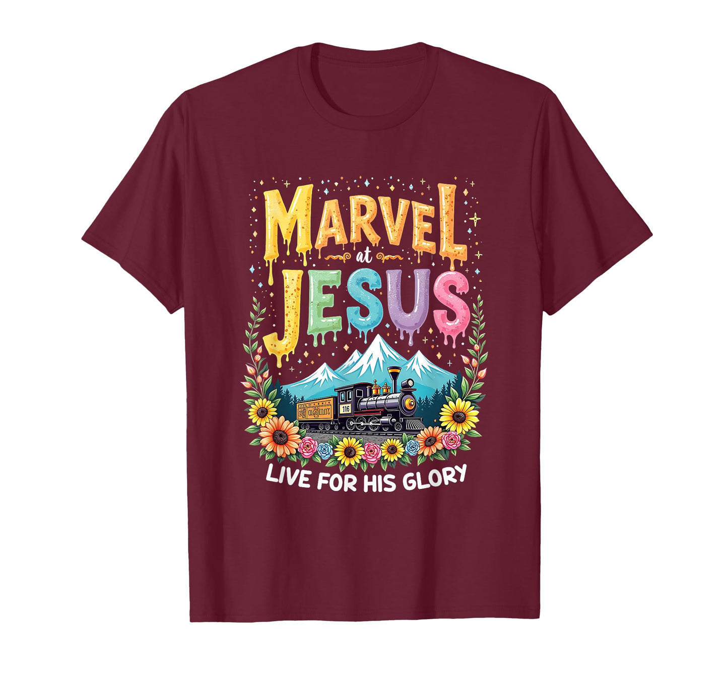 His Glory Junction Train True North Christian Camp VBS 2025 T-Shirt