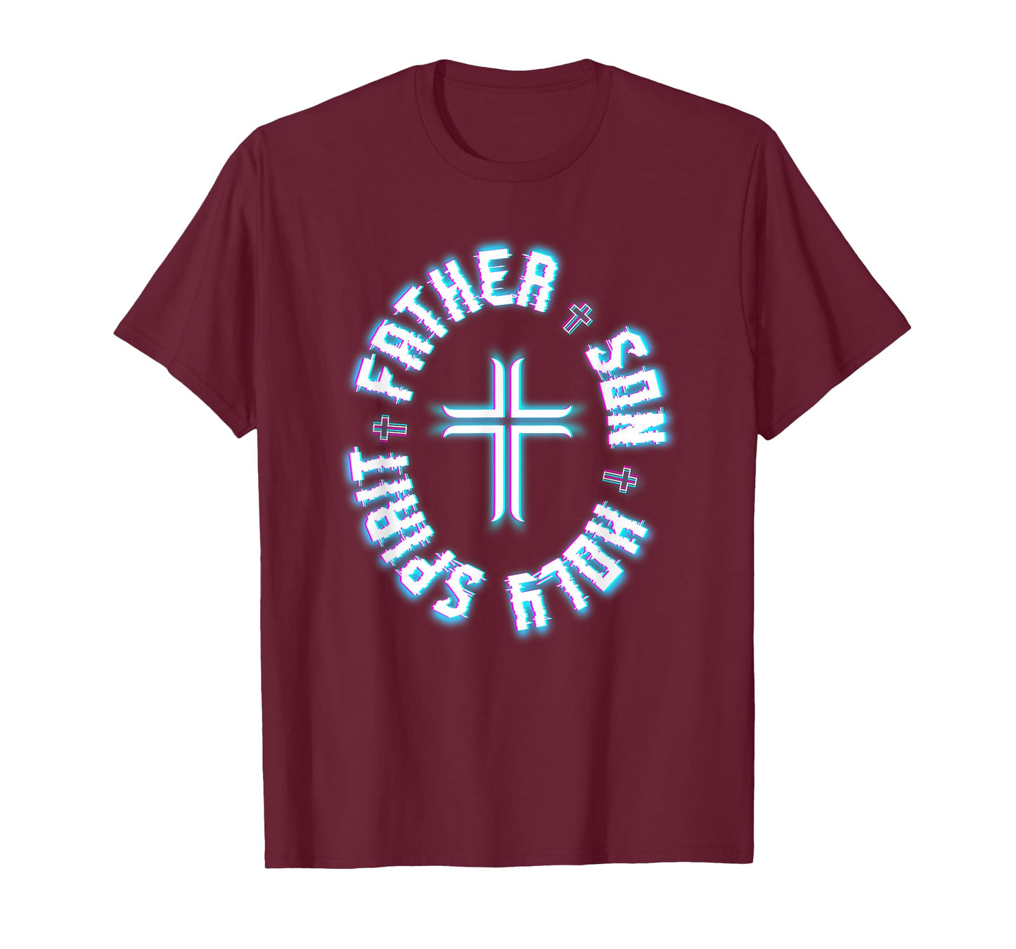Christian Father Son Holy Spirit Ghost Trinity Faith Prayer T-Shirt